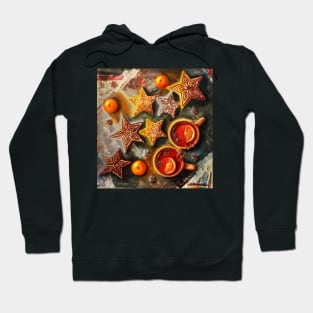 Gingerbread, tangerines and hot tea Hoodie